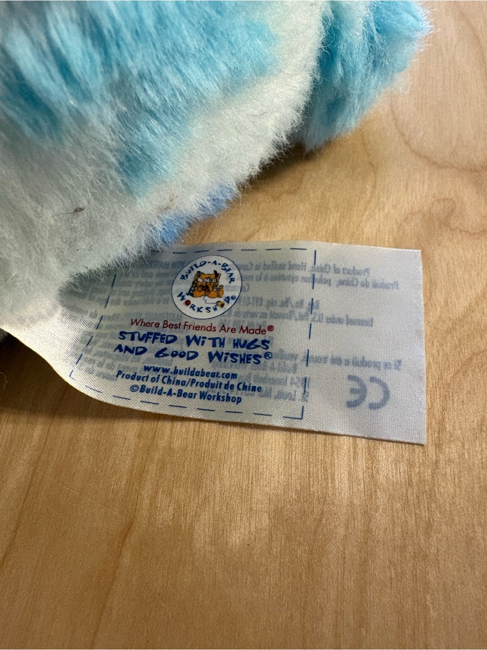 Build-A-Bear Blue Snowflake Bear Plush (Retired) - Picture 3 of 3